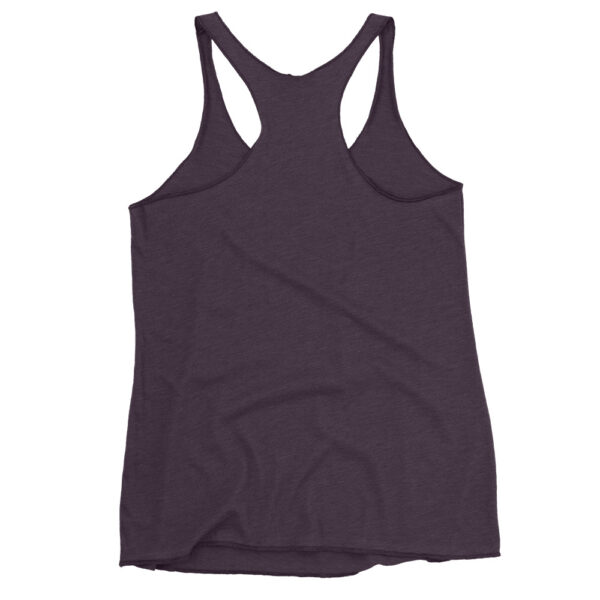 Ladies Racerback Tank Black WPF Logo - Image 2