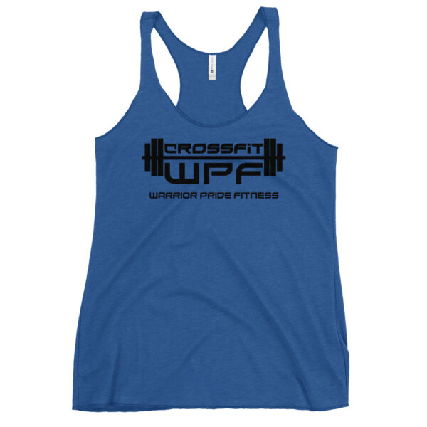 Ladies Racerback Tank Black WPF Logo - Image 11